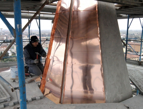 Copertura cima del campanile